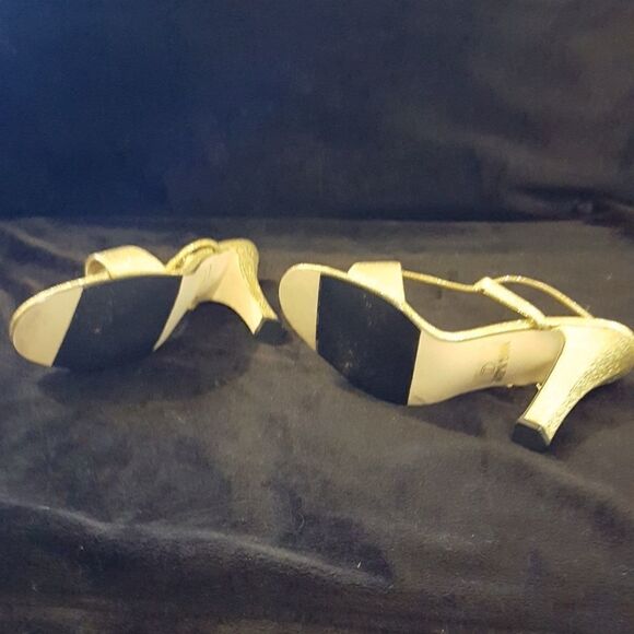 Gold glitter heels   - Picture 4 of 5